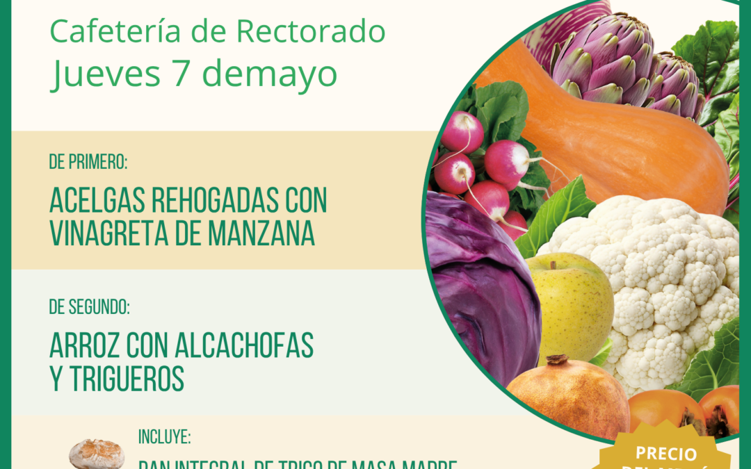 Menú ecológico jueves 7 de mayo UAM