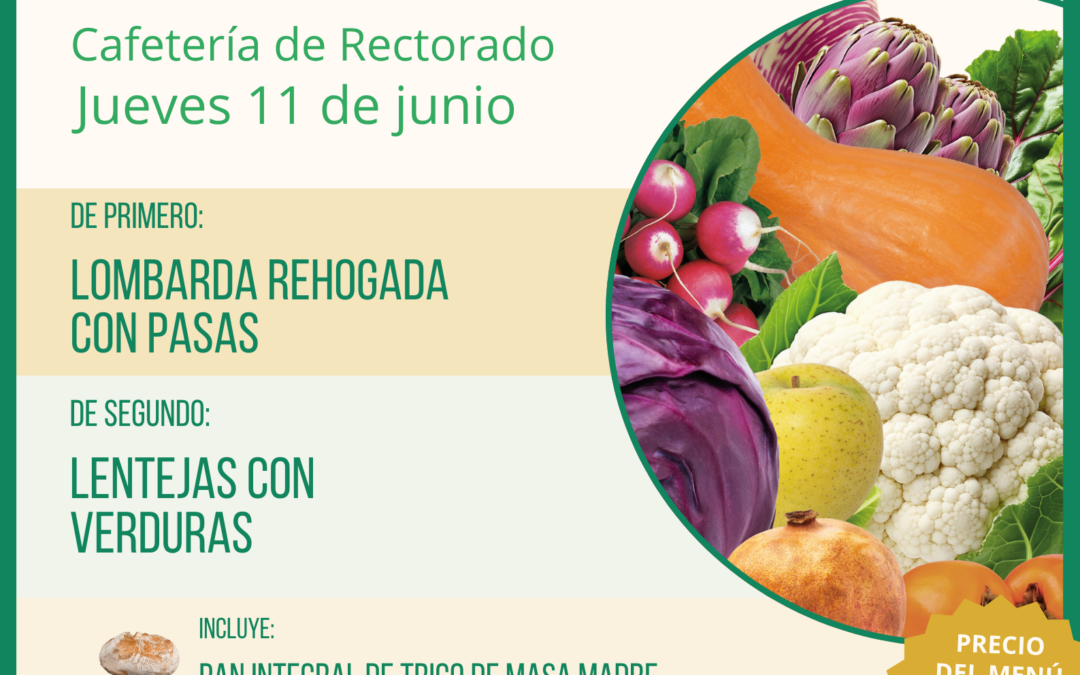 Menú ecológico jueves 11 de junio UAM